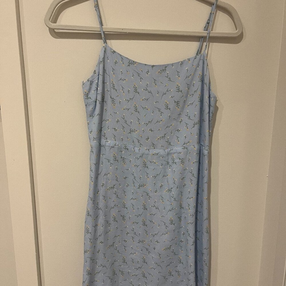 Blue and yellow floral Sophie Rue mini dress
